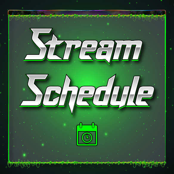 Stream Schedule